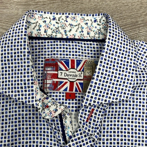 7 Downie St. Long Sleeve Contemporary Fit Button Up Sport Dress Shirts M (4) - Picture 11 of 15